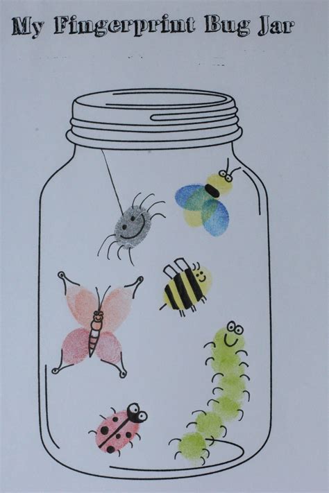 Printable Bug Jar